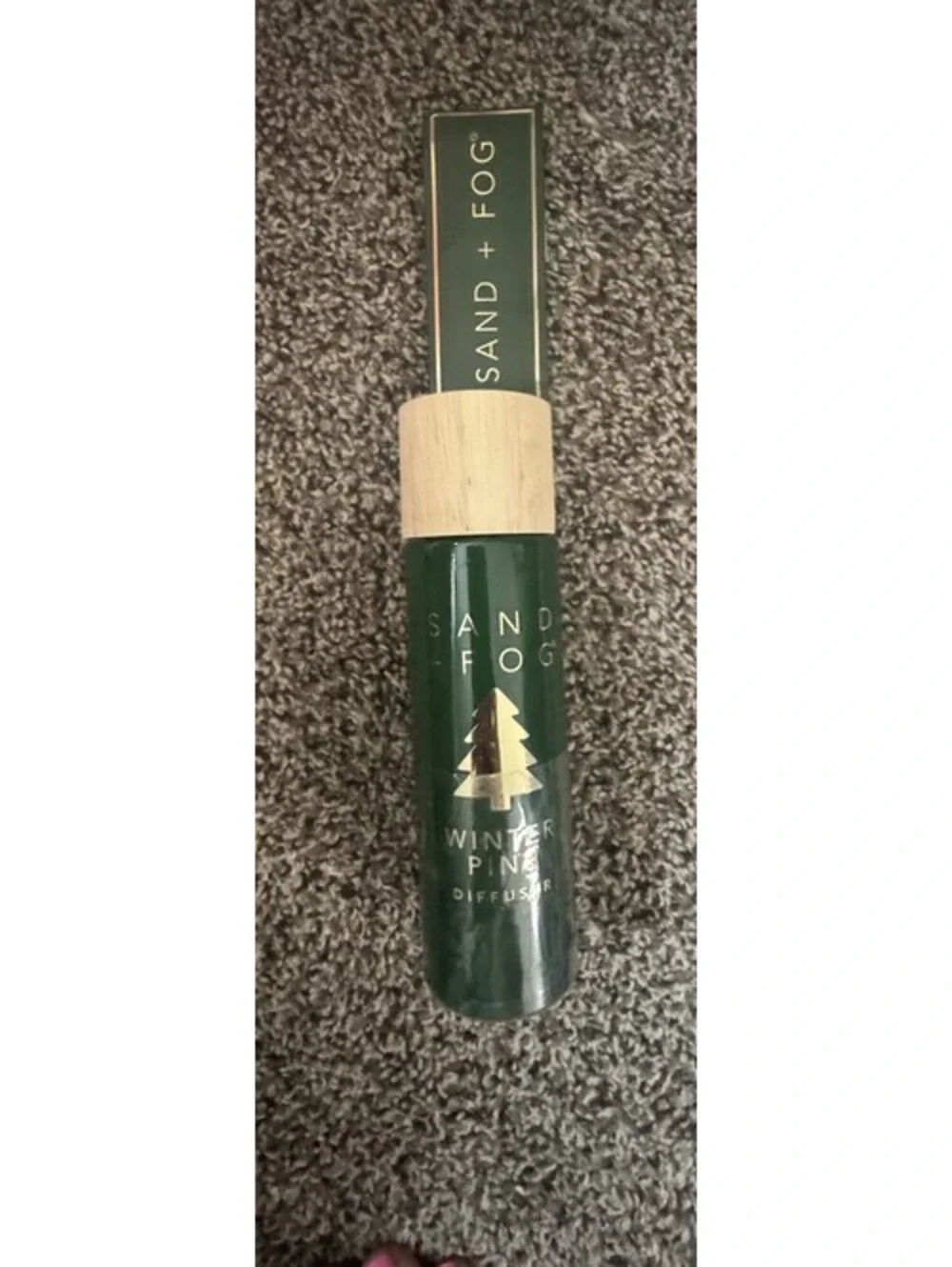 Sand + Fog Winter Pine Reed Diffuser 3.38 oz 100mL Green Holiday New